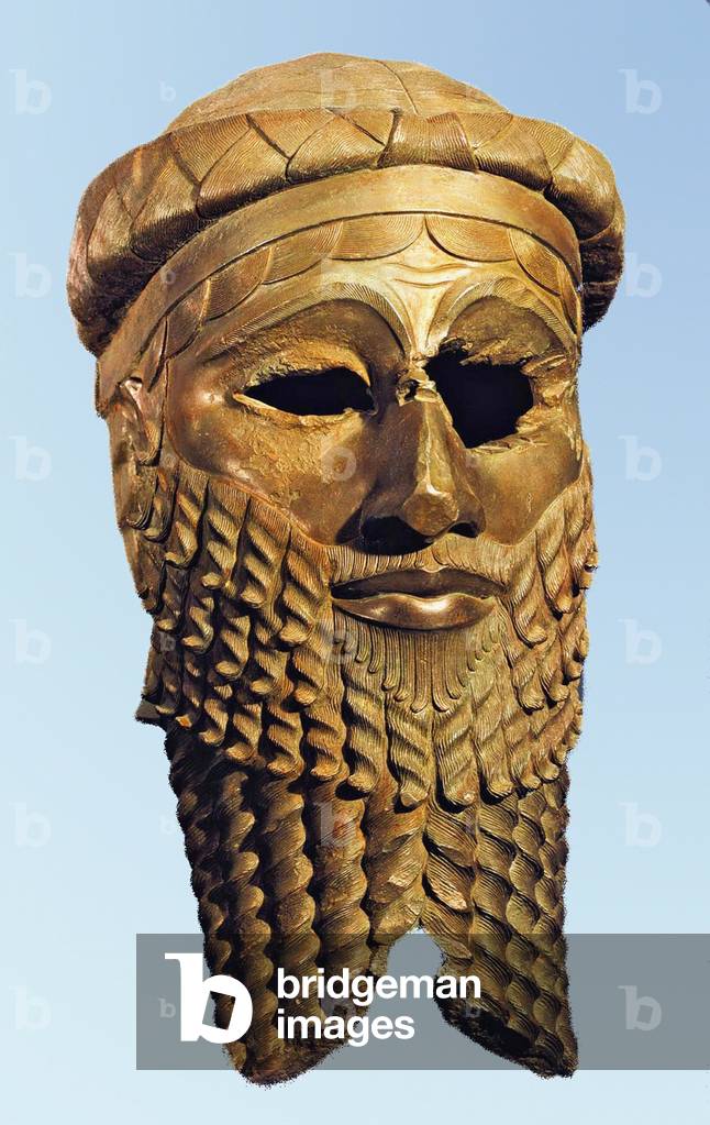 Bust of king Sargon of Akkad, Nineveh,  c.2300 BC (bronze)