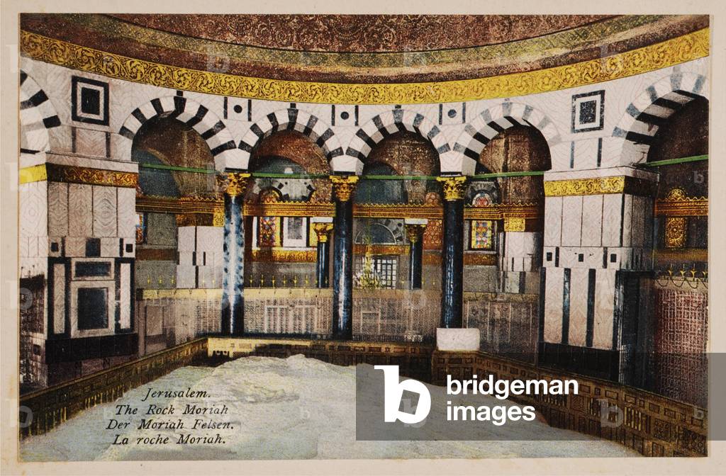 Dome of the Rock, c.1910-20 (colour litho)