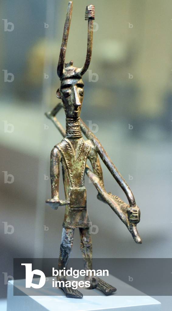 Bronze figurine of a warrior, c.1800-1200 BC  (bronze)