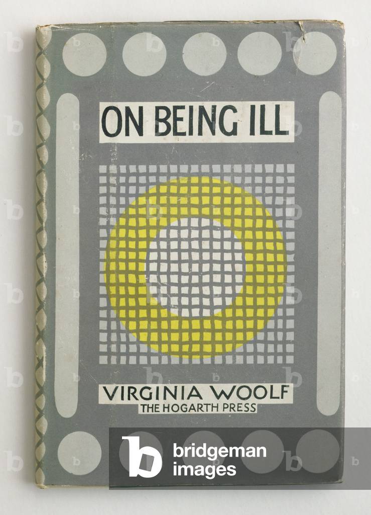 Front Cover for 'On Being Ill', by Virginia Woolf, Bloomsbury Workshop, 1930 (colour litho)
