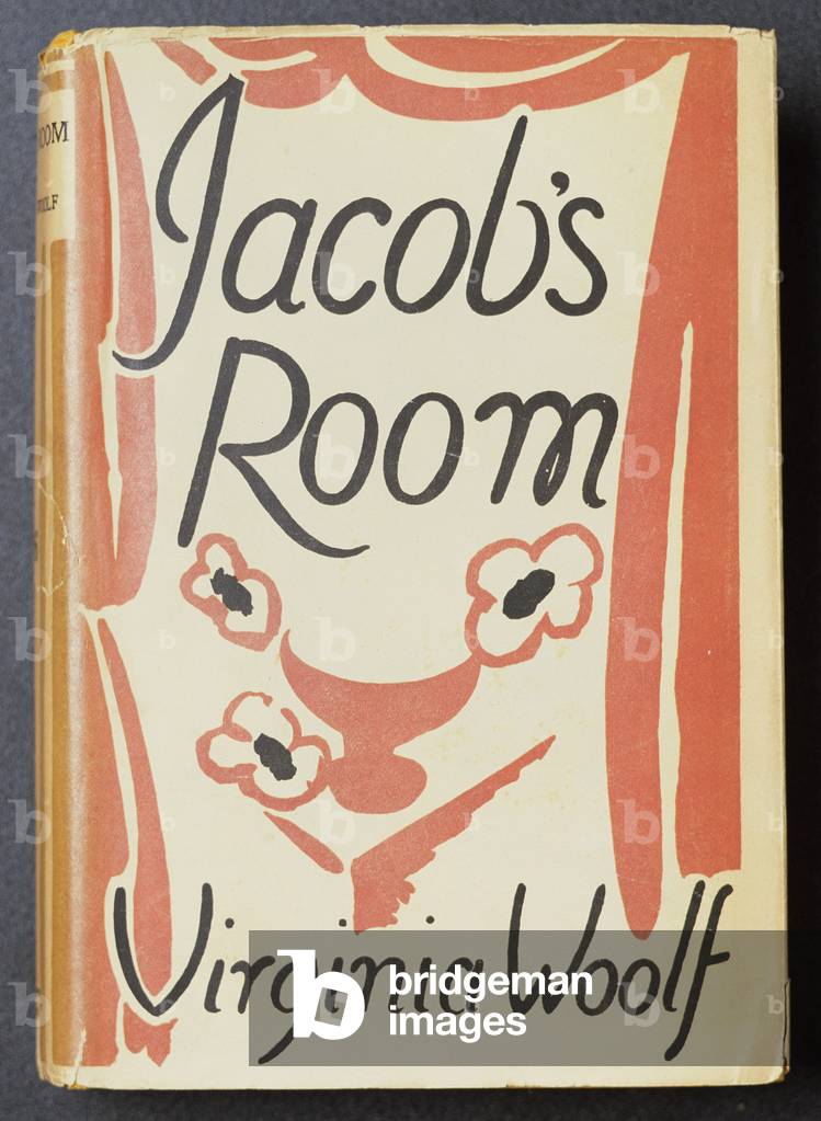 Front Cover for 'Jacob's Room', by Virginia Woolf, 1922 (colour litho)