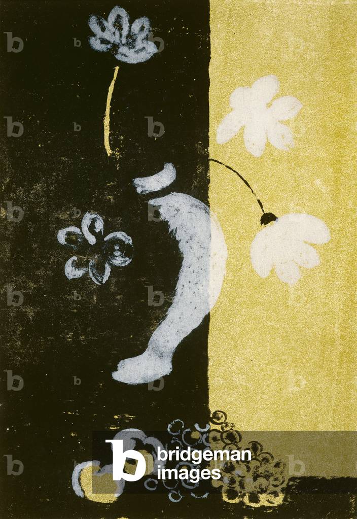 Flowers and Grapes, Bloomsbury Workshop, 1951 (litho)