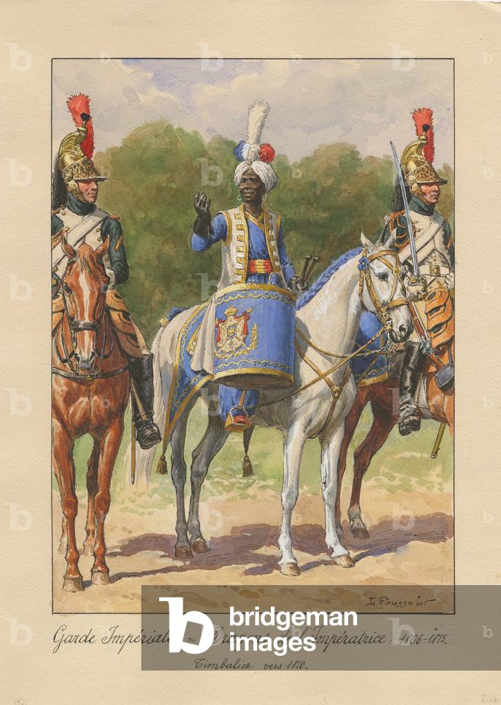 Garde Impériale - Dragons de l'Impératrice, 1806-1815, 1945 (w/c on paper)