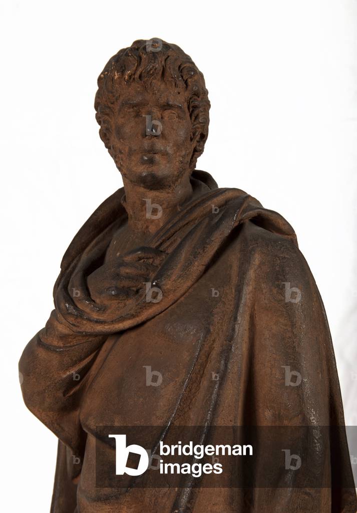 Self portrait, for the decoration of his tomb in the cemetery of Loyasse, Lyon, c.1810 (terracotta) 