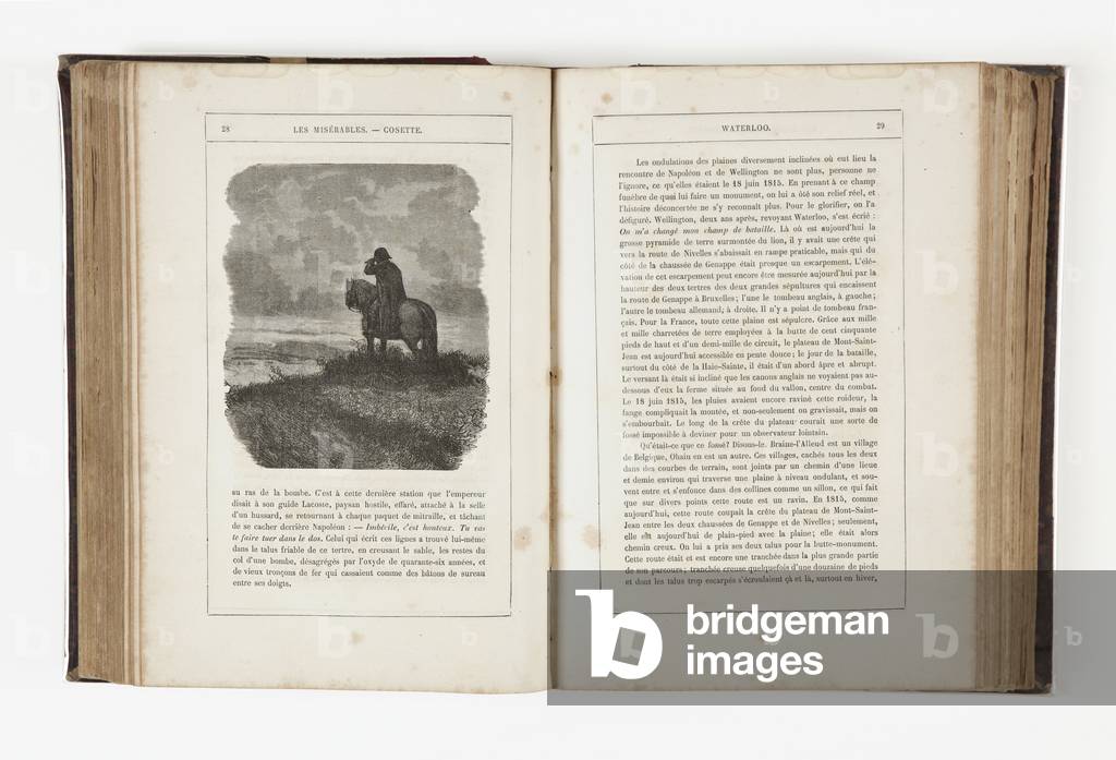 Les Misérables, by Victor Hugo, 1879 (engraving)