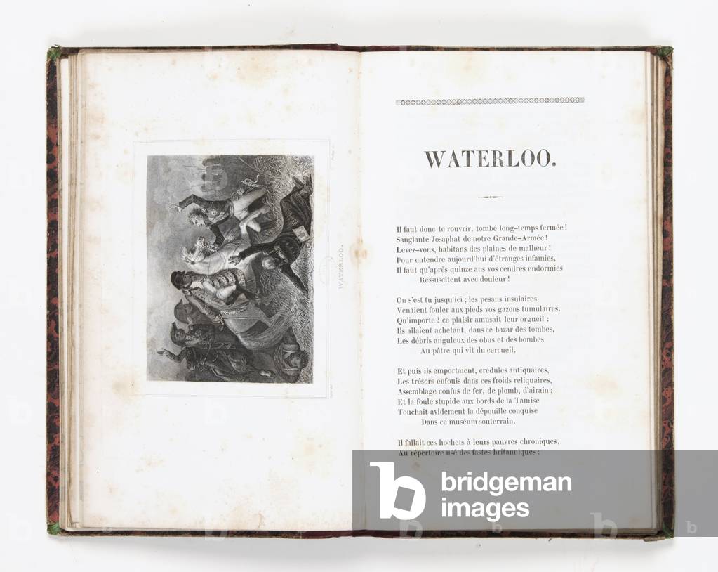 Waterloo, by Auguste Barthélémy and Joseph Méry, 1838 (engraving)