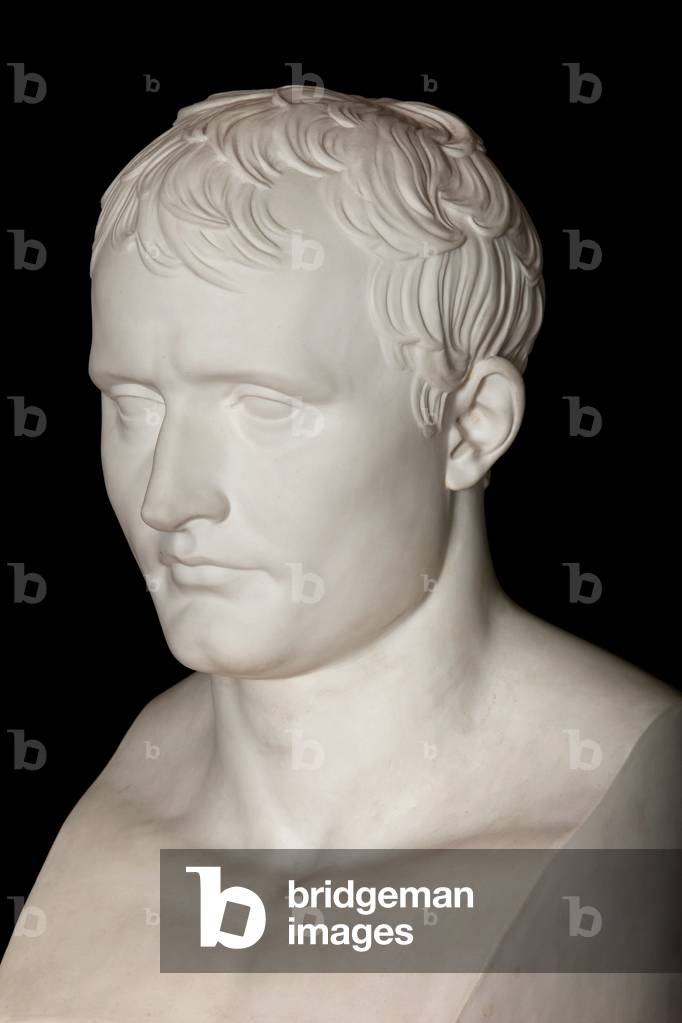 Bust of Emperor Napoleon I (Sevres biscuit) (detail) (see also 698748)