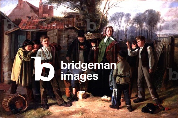 'Much Ado About Nothing', 1861 (oil on canvas)