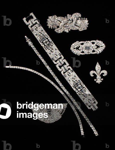 Selection of diamond jewellery