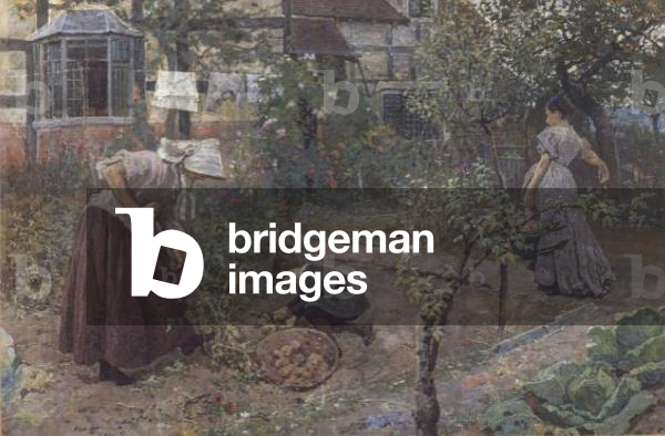 The Kitchen Garden, 1871 (w/c and gouache)