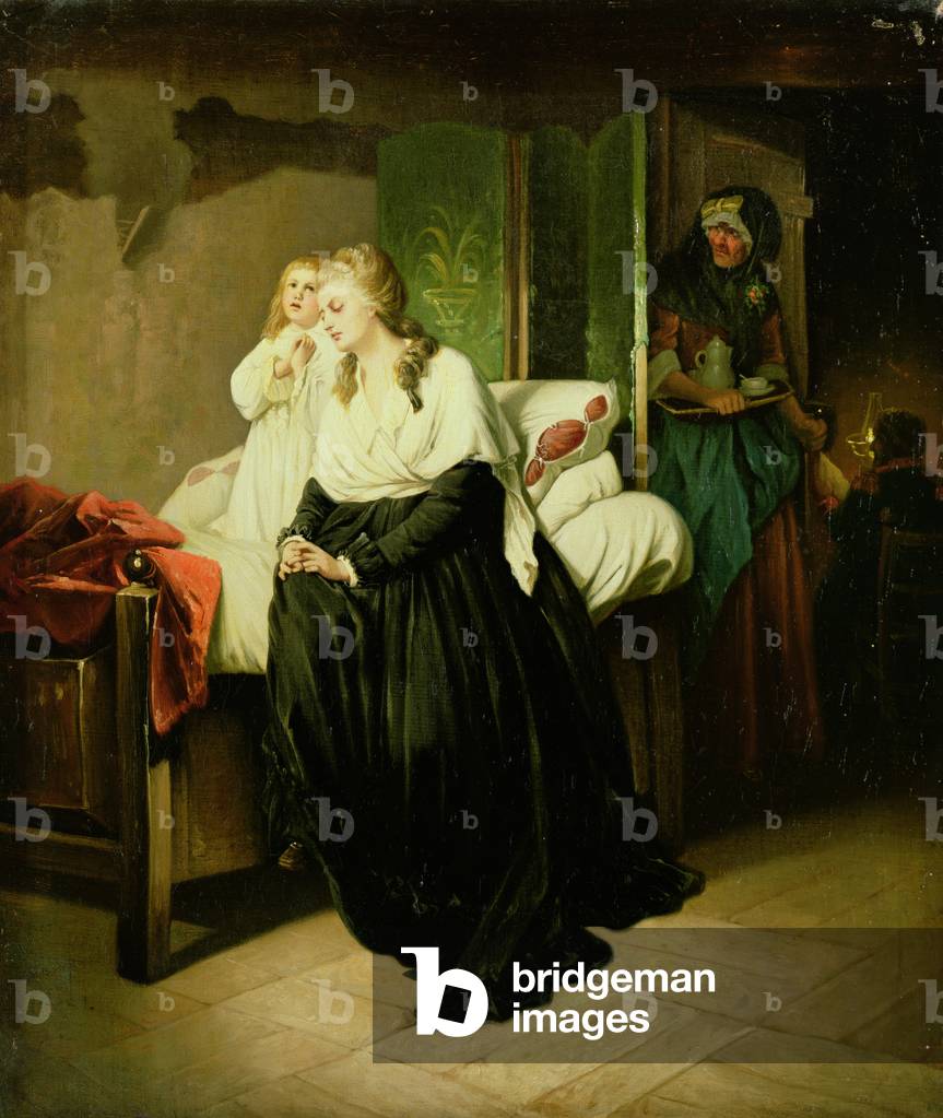 Marie Antoinette Departing to her Execution (one of pair)
