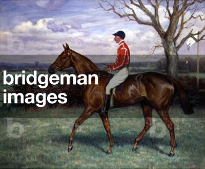 A Steeple Chaser with Jockey Up, 1897 (oil on canvas)