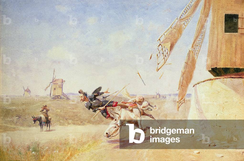 Don Quixote and the Windmill