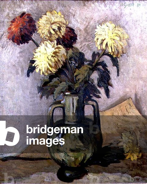 Chrysanthemums in a Vase