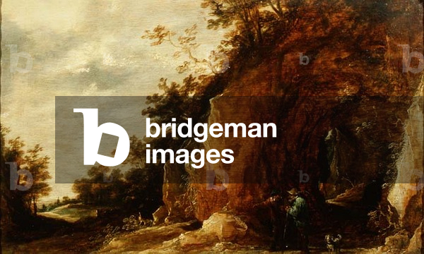 Landscape with Travellers (one of a pair)