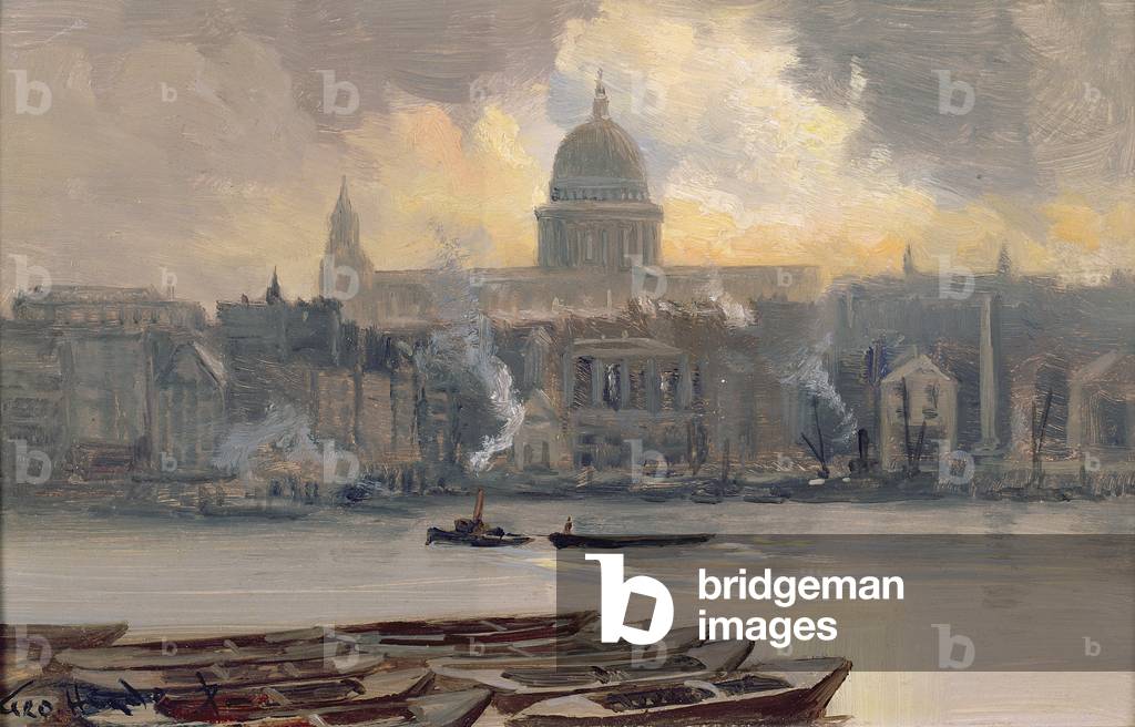 St.Paul's from the River (board)