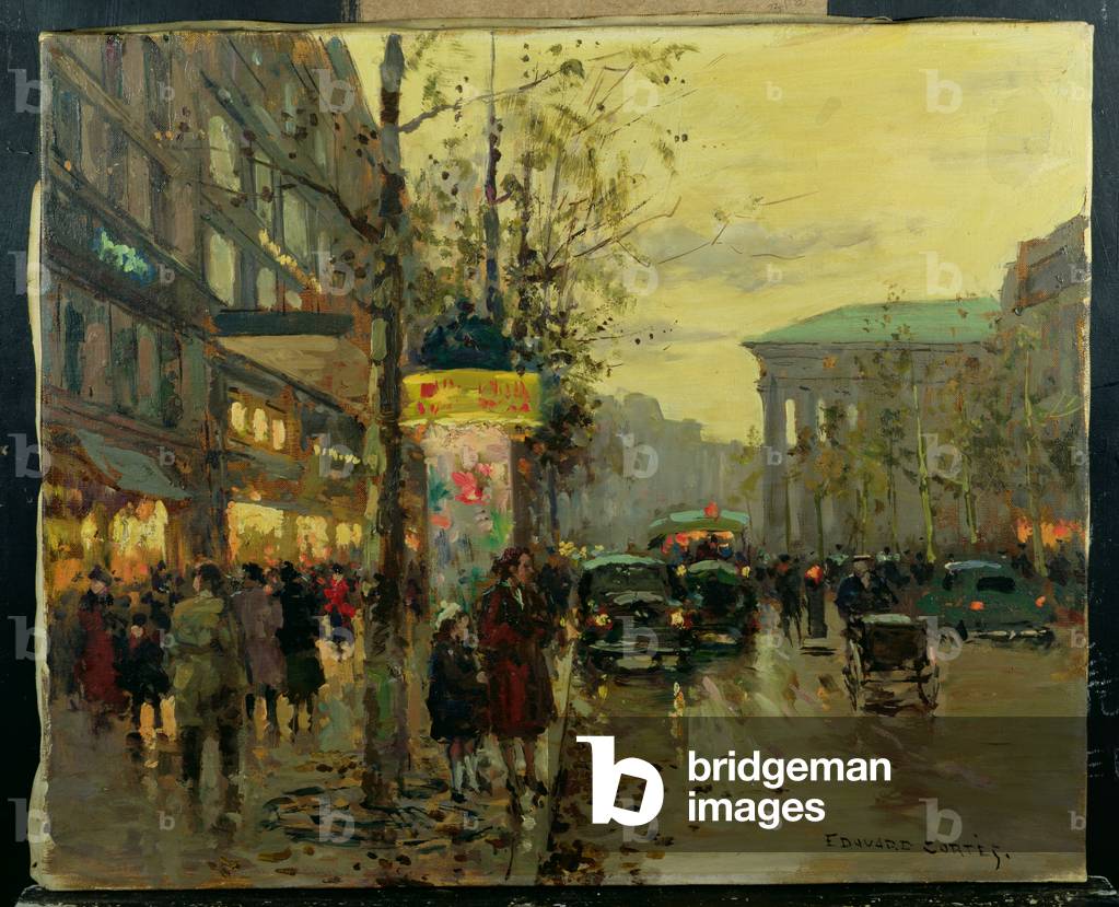 View of La Madeleine, Paris, after Rain