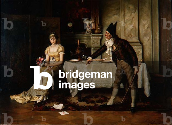 The Love Letter, 1882 (panel)