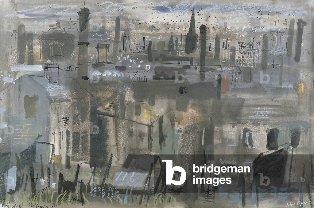Huddersfield, 1961 (gouache)