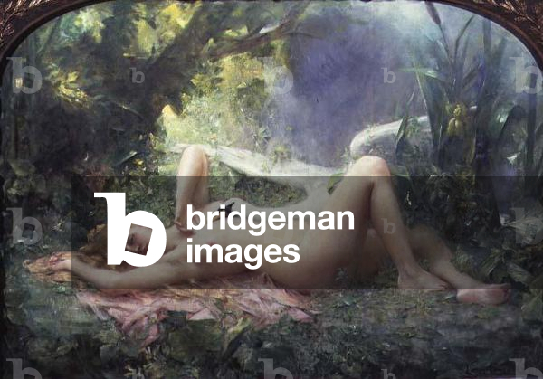 The Triumph of the Swan (oil on canvas)