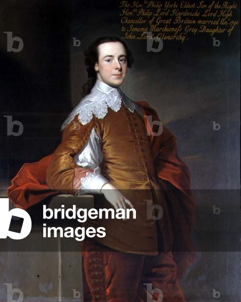 Portrait of the Honourable Philip Yorke, 1741 (oil on canvas)