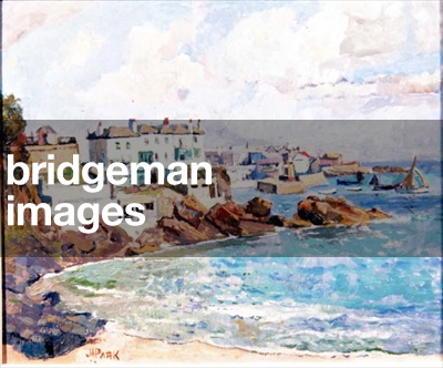 View of a Cornish Harbour (oil)