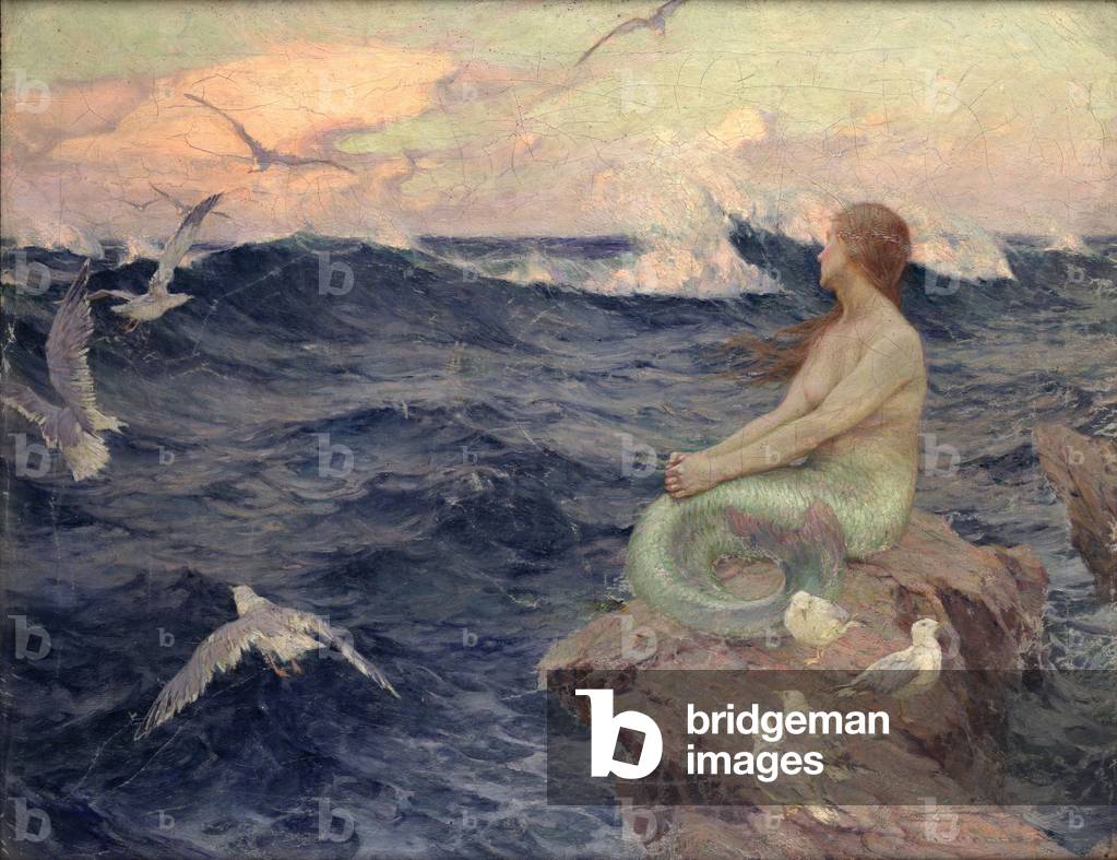 The Mermaid (oil on canvas)