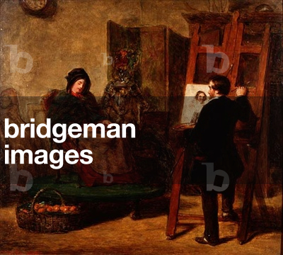 The Sleepy Model, 1862 (oil on board)