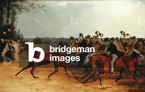 'Nonpareil' trotting 100 Miles on Sunbury Common, 1836 (oil on canvas)