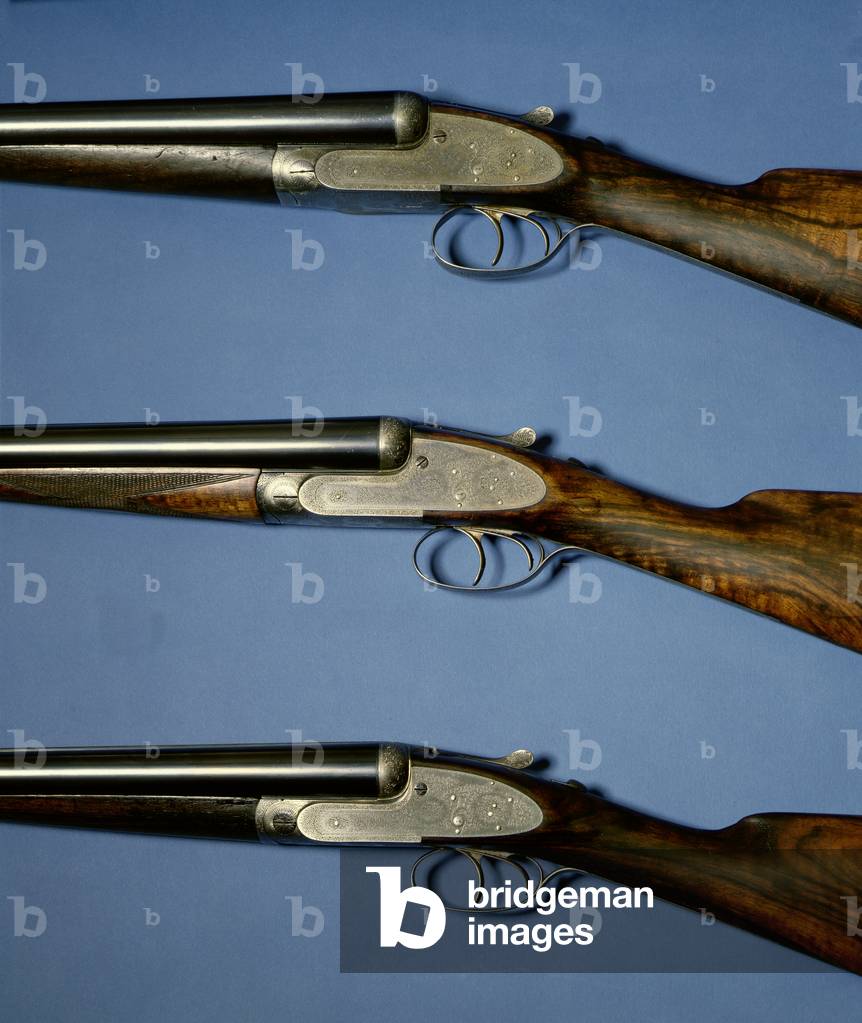 Trio of 12-bore self-opening sidelock ejector guns, by J.Purdey and Sons, late 19th century