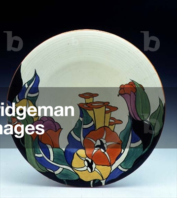 A 'Latona Bouquet' charger, by Clarice Cliff (1899-1972) (ceramic)
