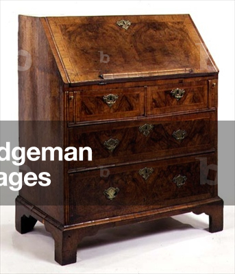 Queen Anne walnut bureau