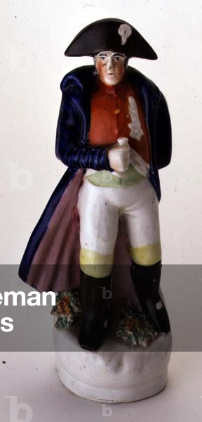 Staffordshire portrait of Napoleon, c.1848 (ceramic)