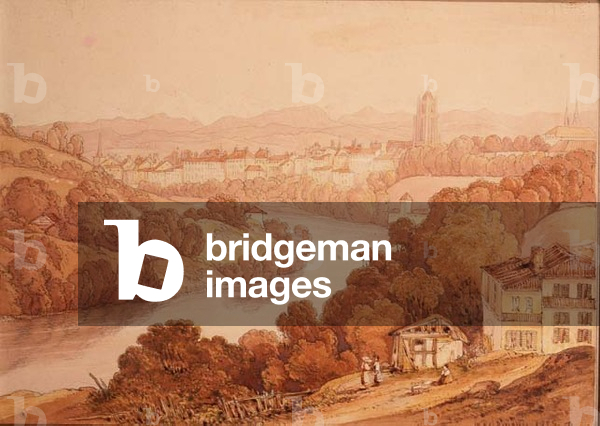 Berne, Switzerland, 1825 (watercolour and pencil)