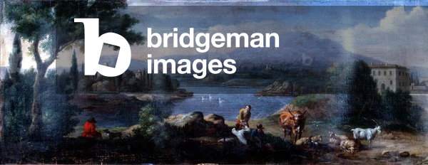 Italianate Landscape, with Cowherds Resting