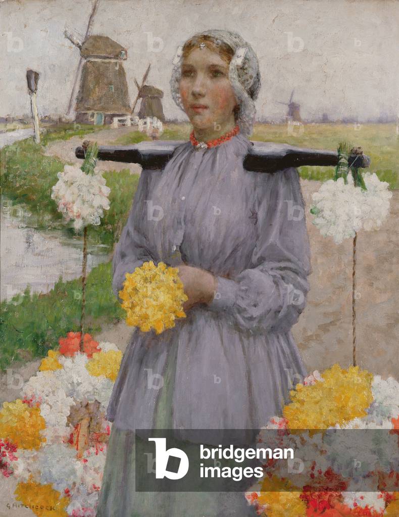 A Dutch Flower Girl