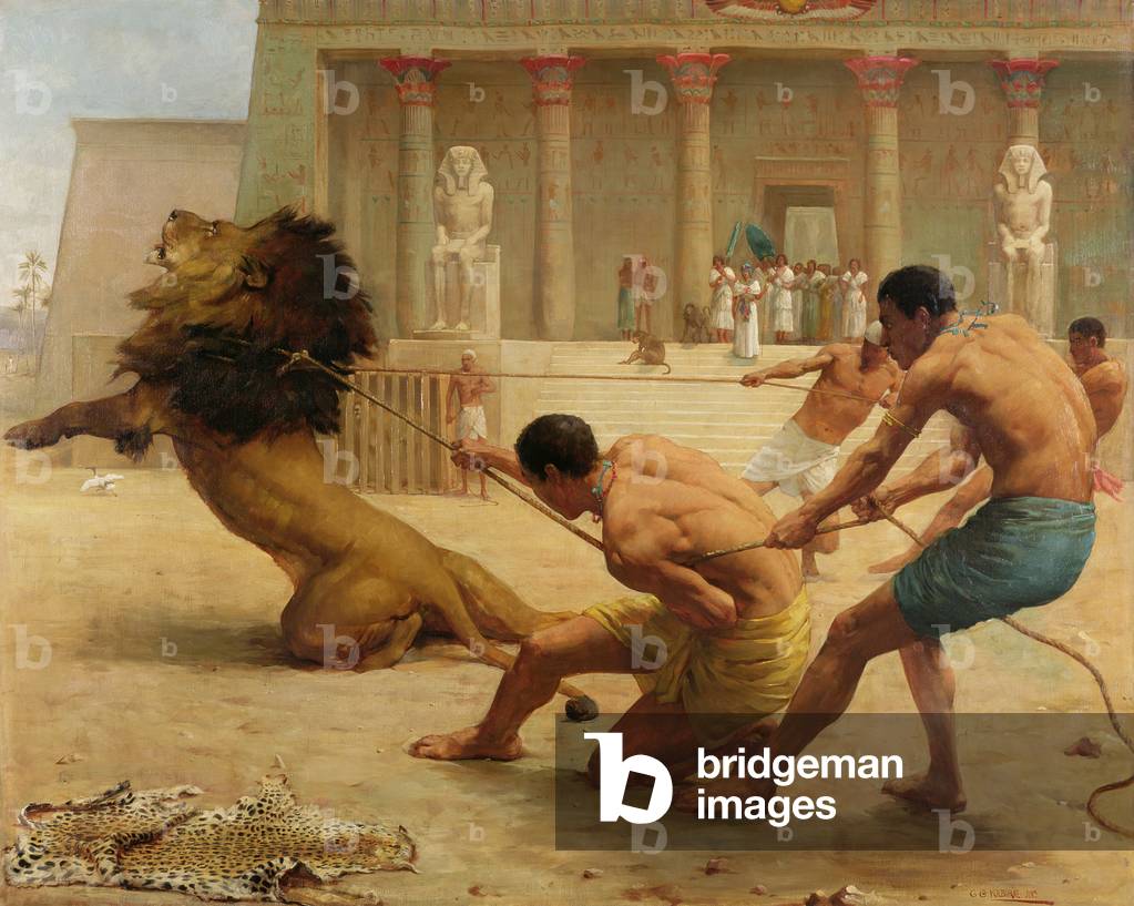 Ancient Sport (oil on canvas)