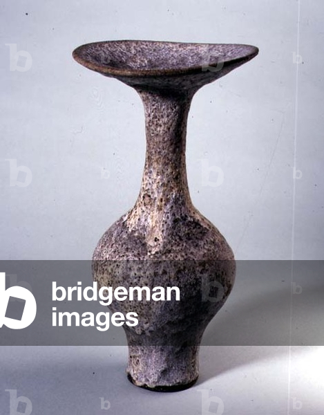 A stoneware vase, c.1986 (ceramic)