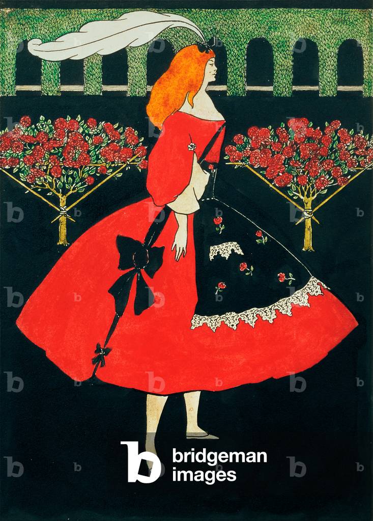The Slippers of Cinderella, 1894 (pen & ink and w/c on paper)