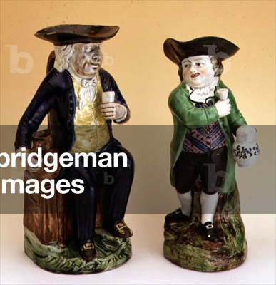 Staffordshire Toby Jug known as Rodney's Sailor, based on Lord Rodney; Walton 'Hearty Good Fellow' Toby Jug c.1810 (ceramic)