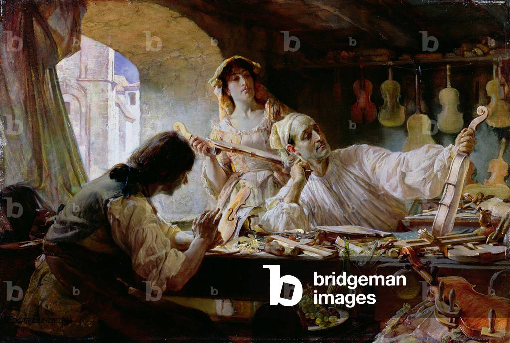 Antonio Stradivari, 1893 (oil on panel)