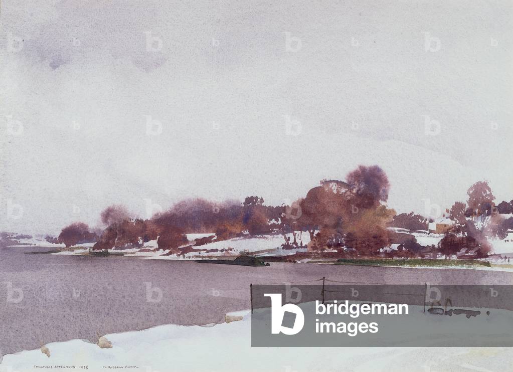 Christmas Afternoon, 1938 (w/c)
