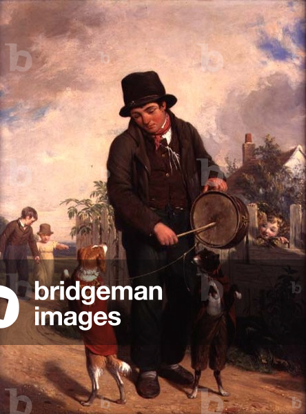 The Strolling Player (oil on panel)