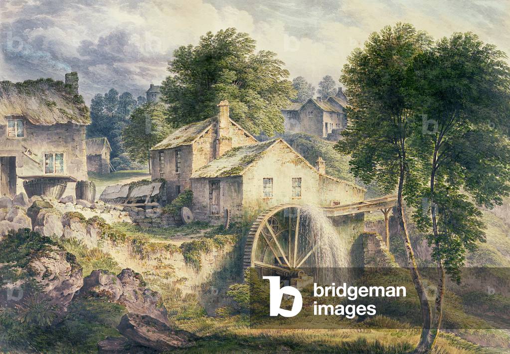 Mill in Bonsall Dale, Derbyshire (w/c)