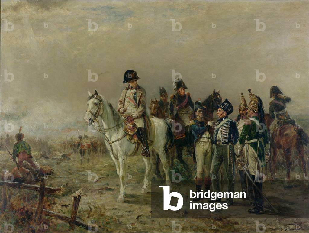 The Turning Point at Waterloo (oil on canvas)