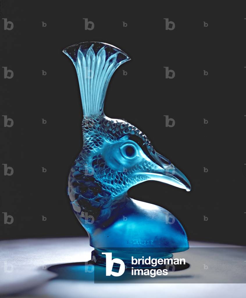 Tete de Paon Turquoise Stopper (glass)