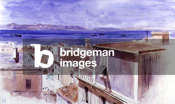 Gibraltar with the coast of Spain beyond (w/c)