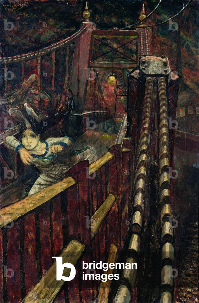 Victorian Ghost Story (oil on board)