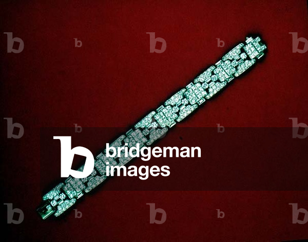 Cartier diamond bracelet with pave-set links
