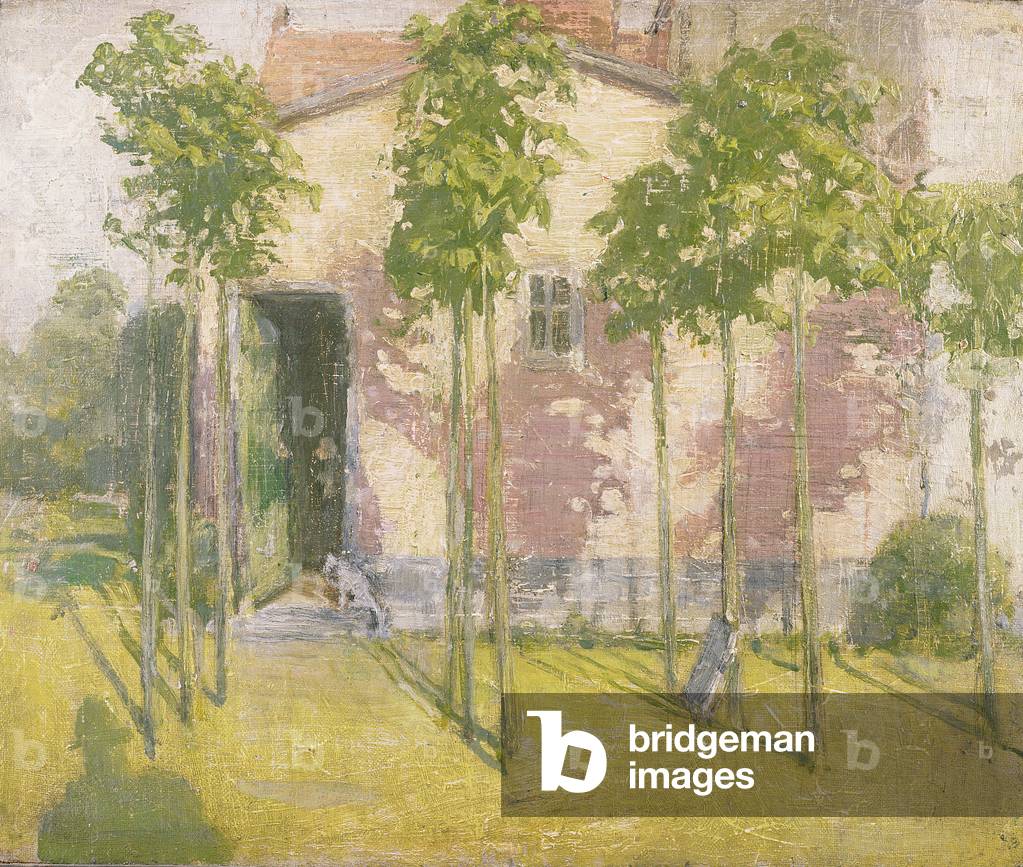 The Studio in Spring, Sutton Veny, 1925 (oil on canvas)